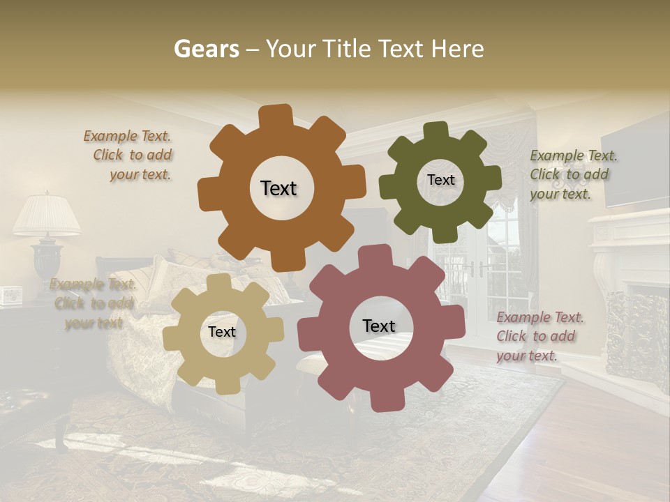 Family Rug Fixtures PowerPoint Template