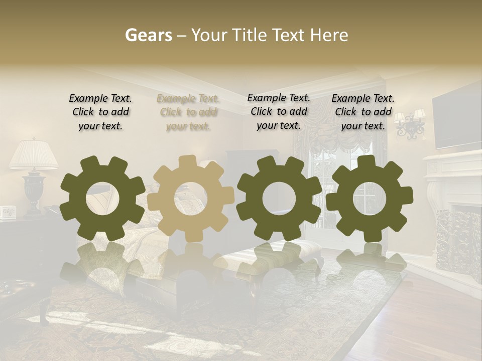 Family Rug Fixtures PowerPoint Template