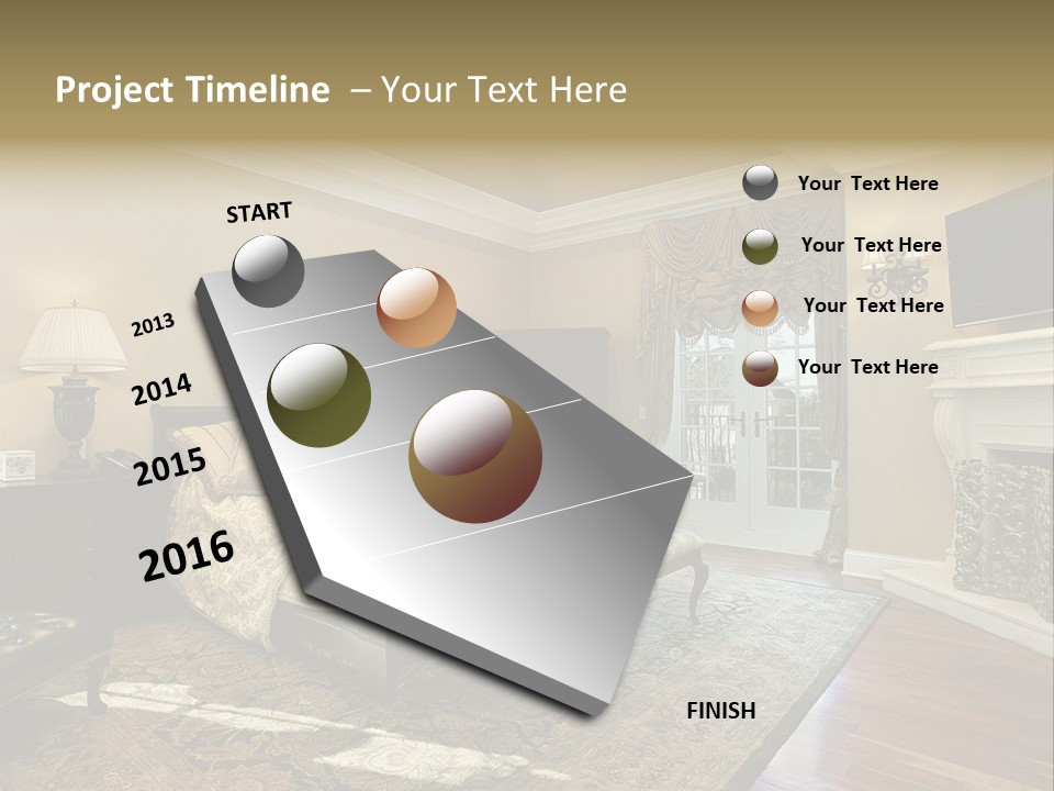 Family Rug Fixtures PowerPoint Template