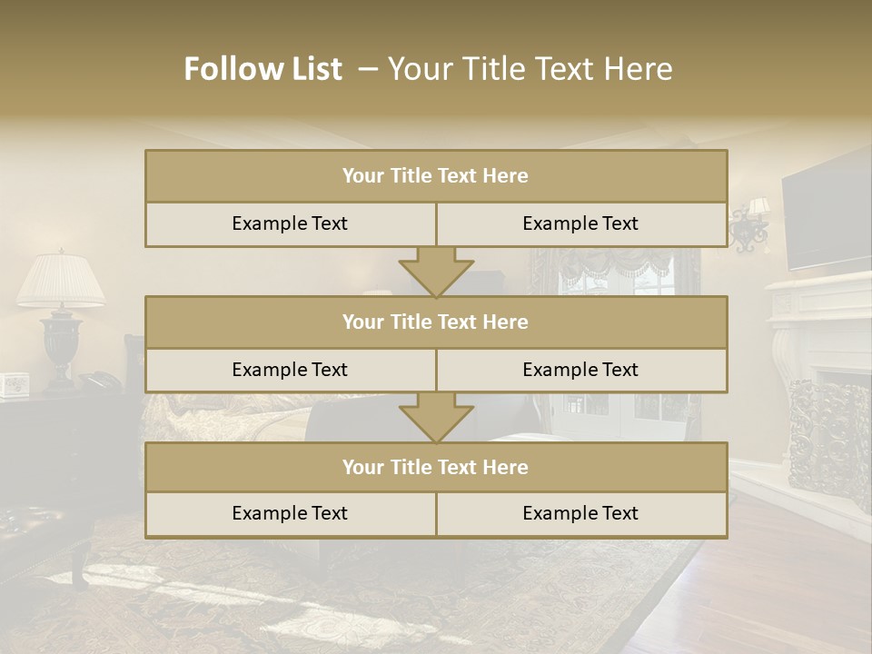 Family Rug Fixtures PowerPoint Template