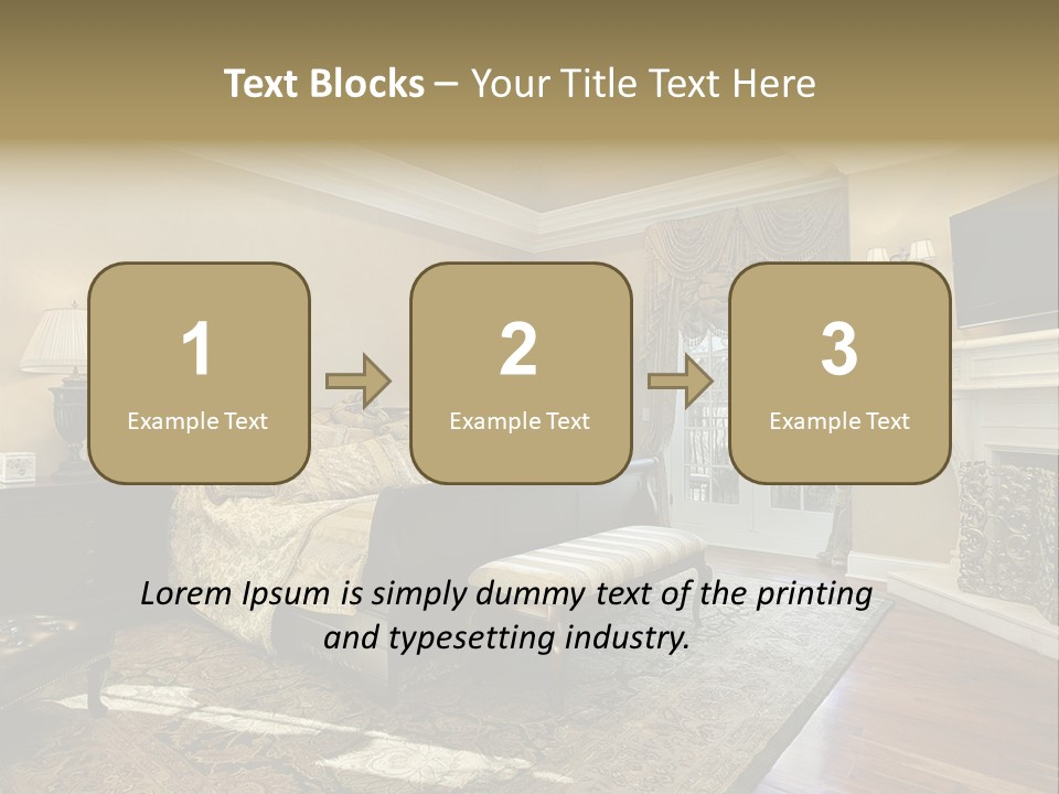Family Rug Fixtures PowerPoint Template