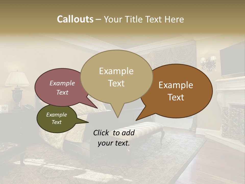 Family Rug Fixtures PowerPoint Template