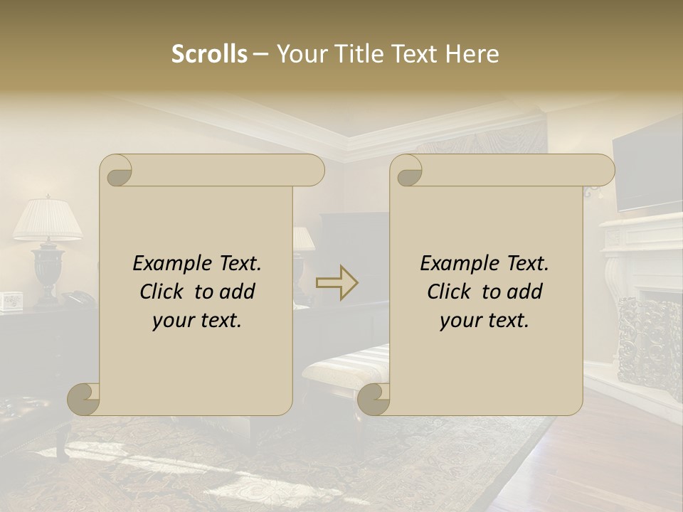 Family Rug Fixtures PowerPoint Template