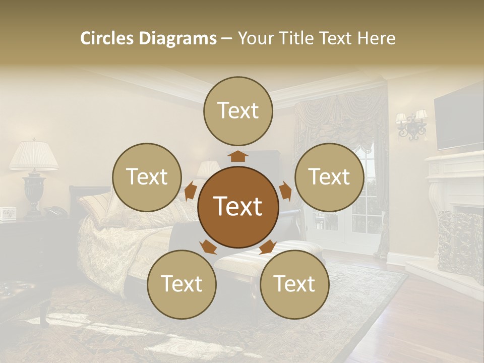 Family Rug Fixtures PowerPoint Template