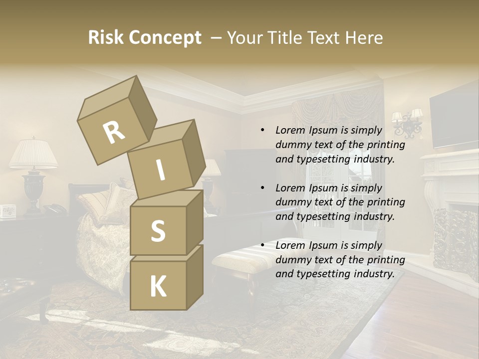 Family Rug Fixtures PowerPoint Template