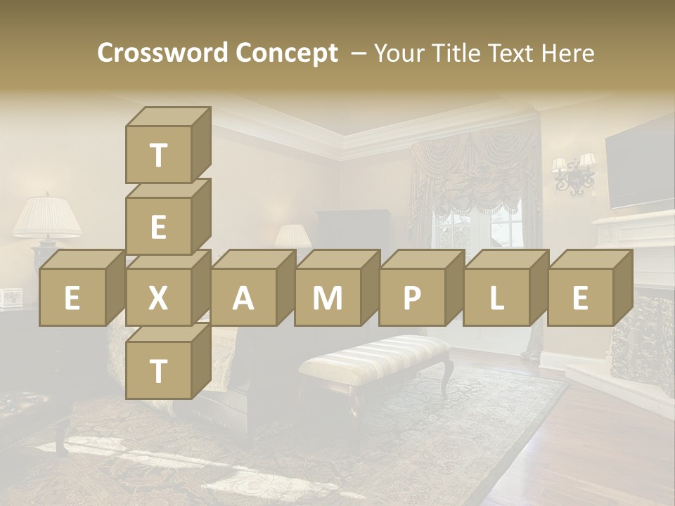 Family Rug Fixtures PowerPoint Template