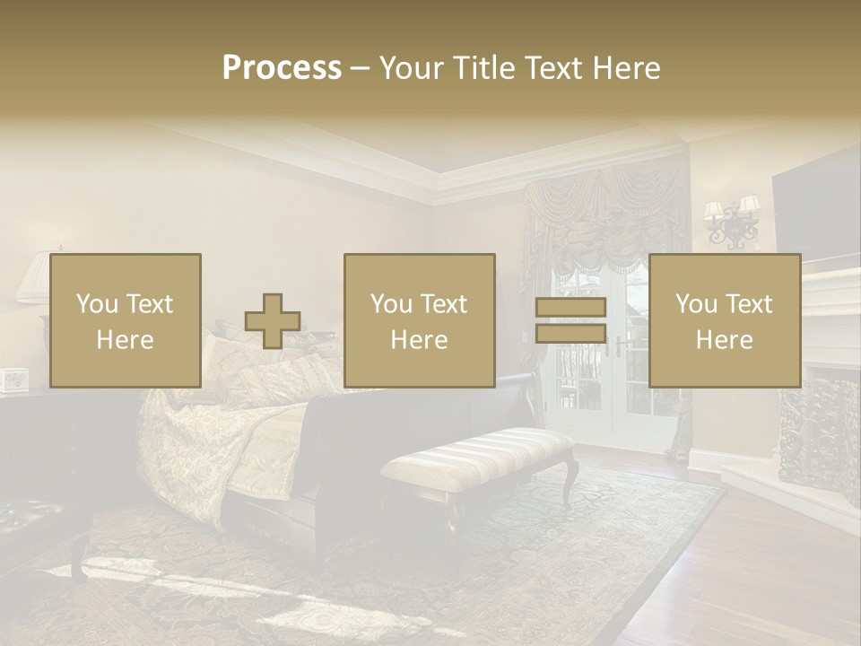 Family Rug Fixtures PowerPoint Template
