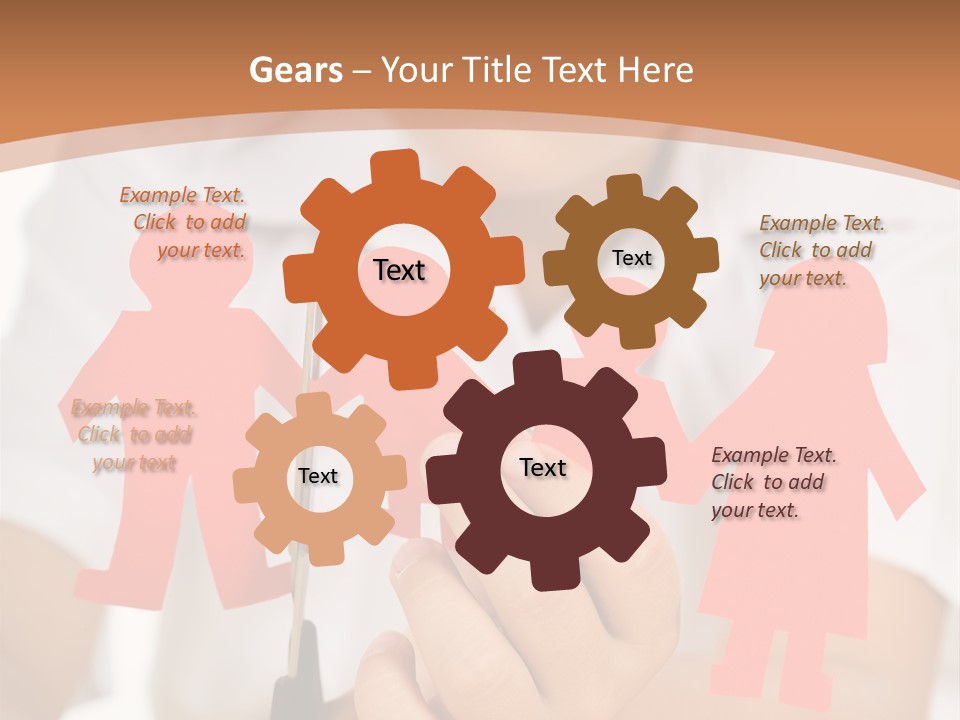 Red Relationship Mother PowerPoint Template