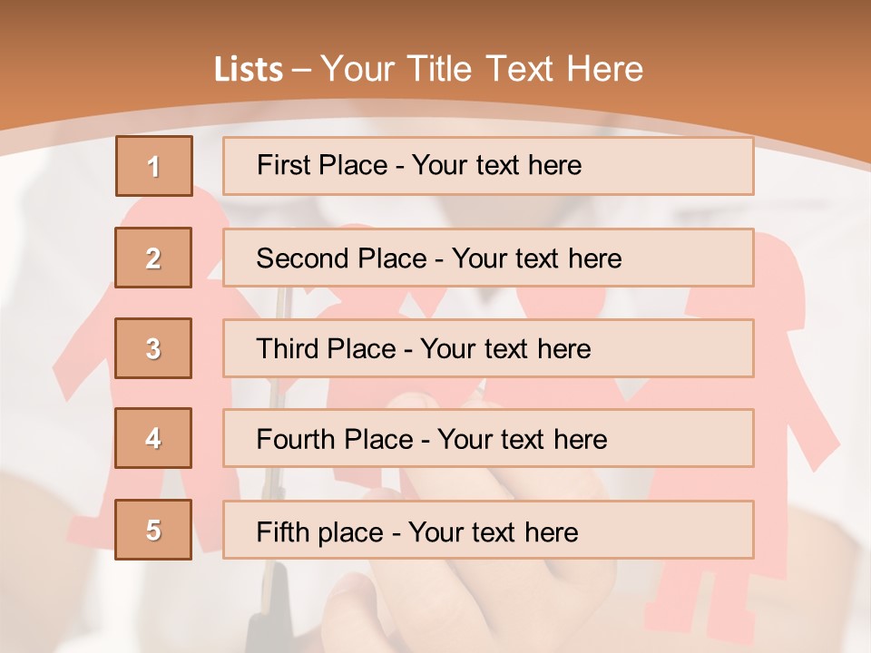Red Relationship Mother PowerPoint Template