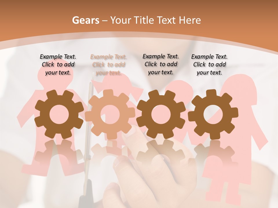 Red Relationship Mother PowerPoint Template