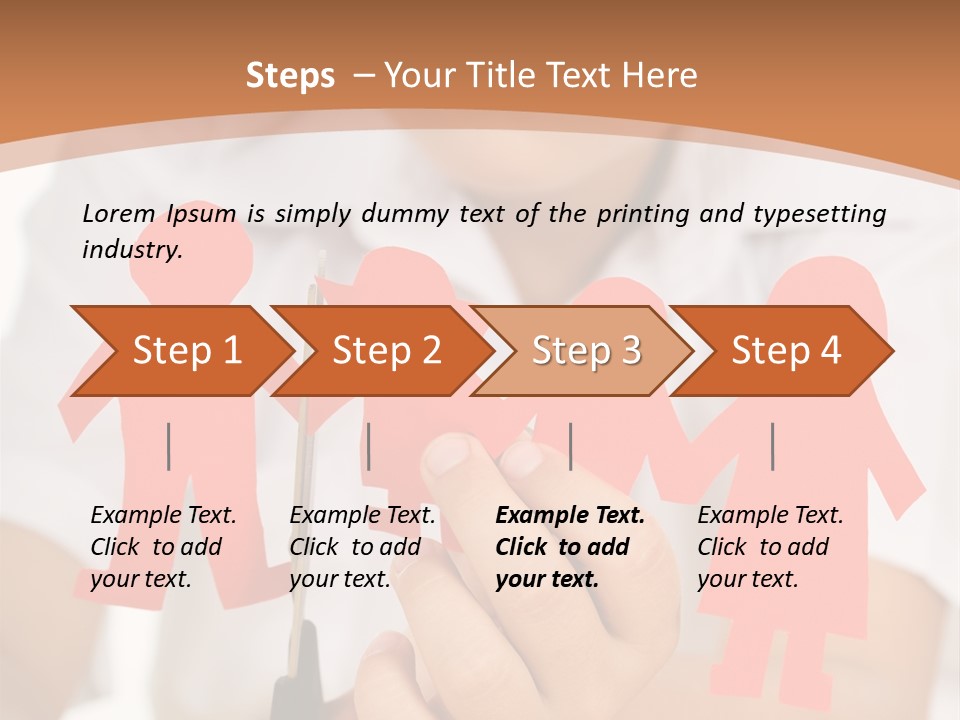 Red Relationship Mother PowerPoint Template