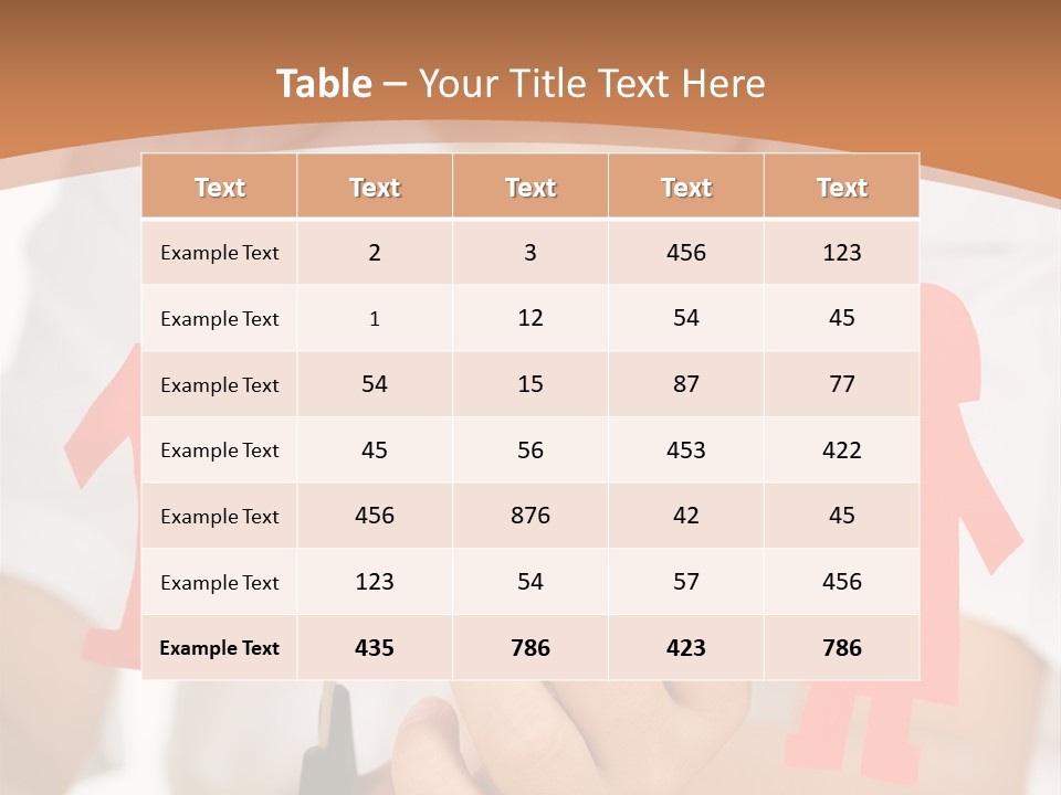 Red Relationship Mother PowerPoint Template