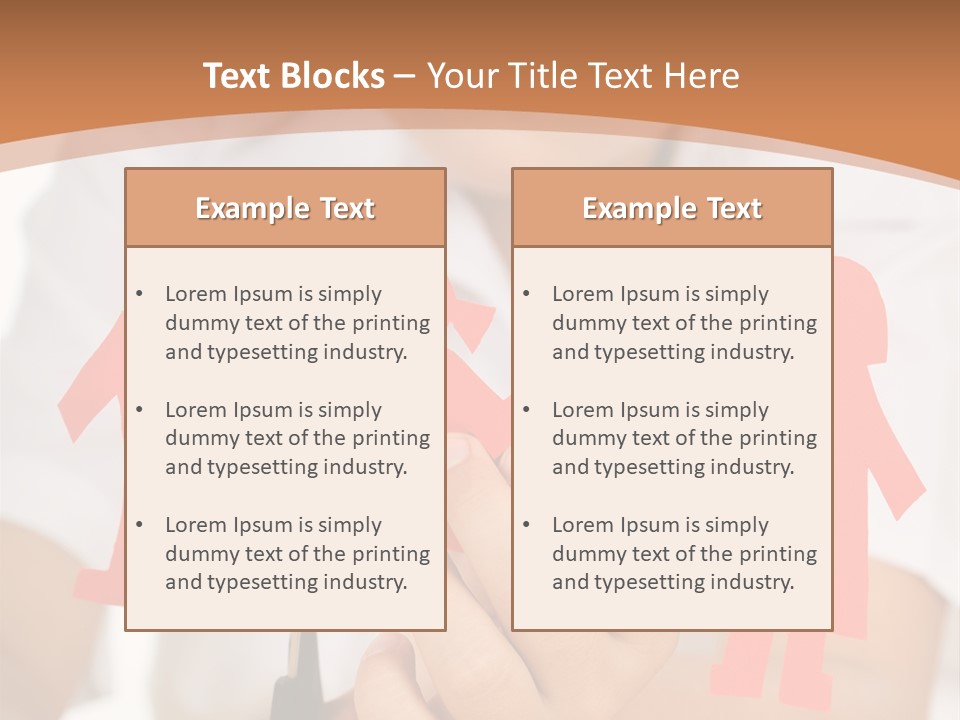 Red Relationship Mother PowerPoint Template