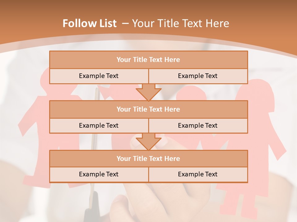 Red Relationship Mother PowerPoint Template