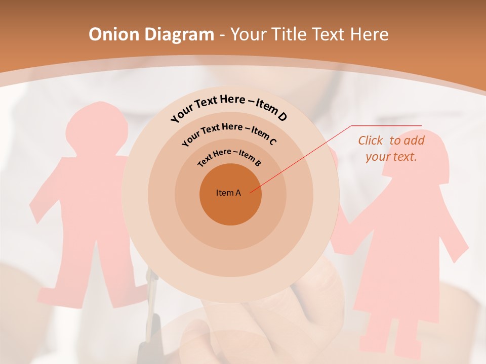 Red Relationship Mother PowerPoint Template