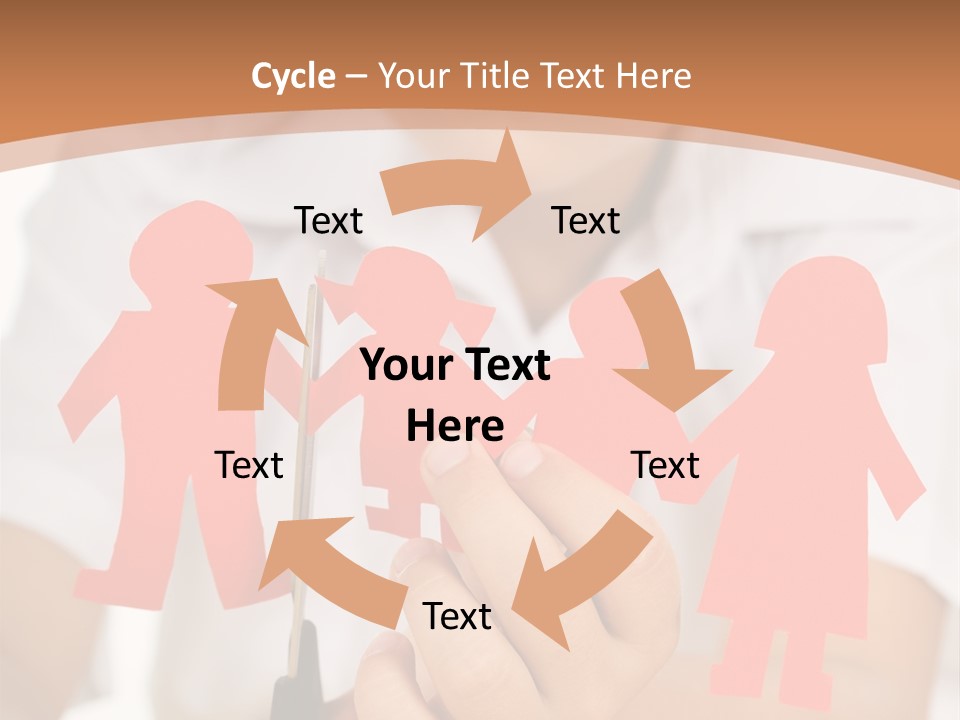 Red Relationship Mother PowerPoint Template