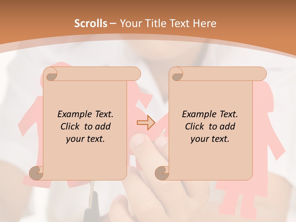 Red Relationship Mother PowerPoint Template