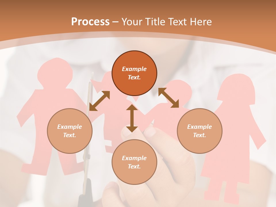 Red Relationship Mother PowerPoint Template