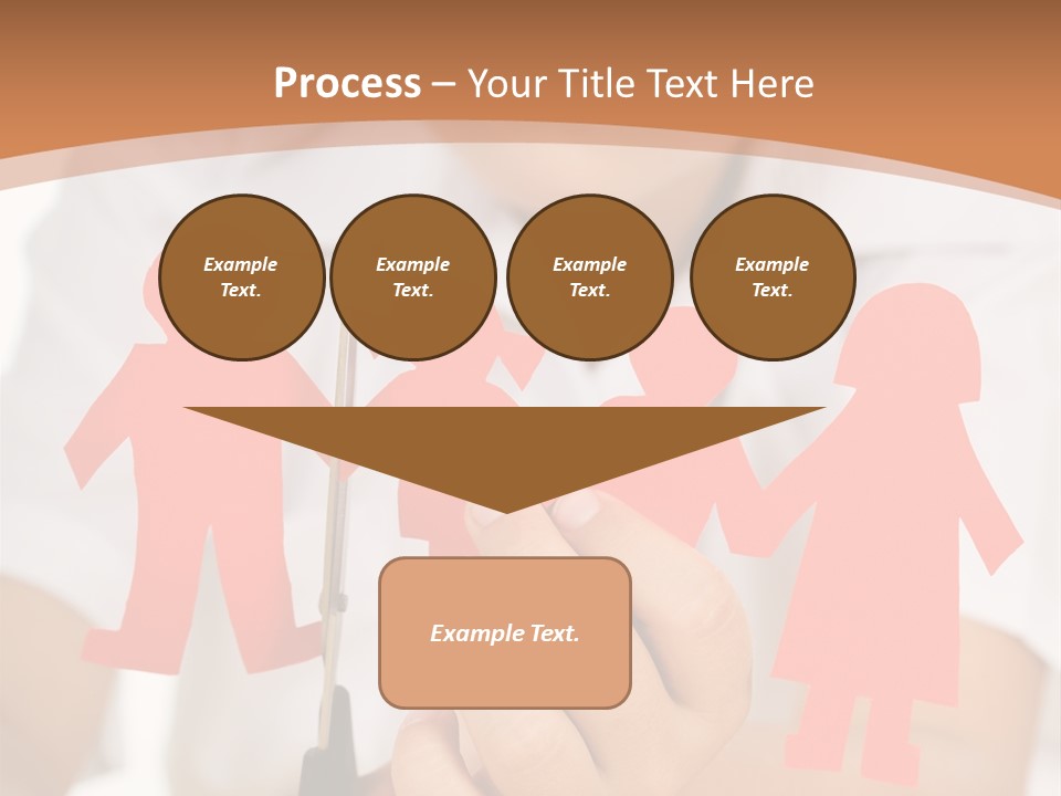 Red Relationship Mother PowerPoint Template