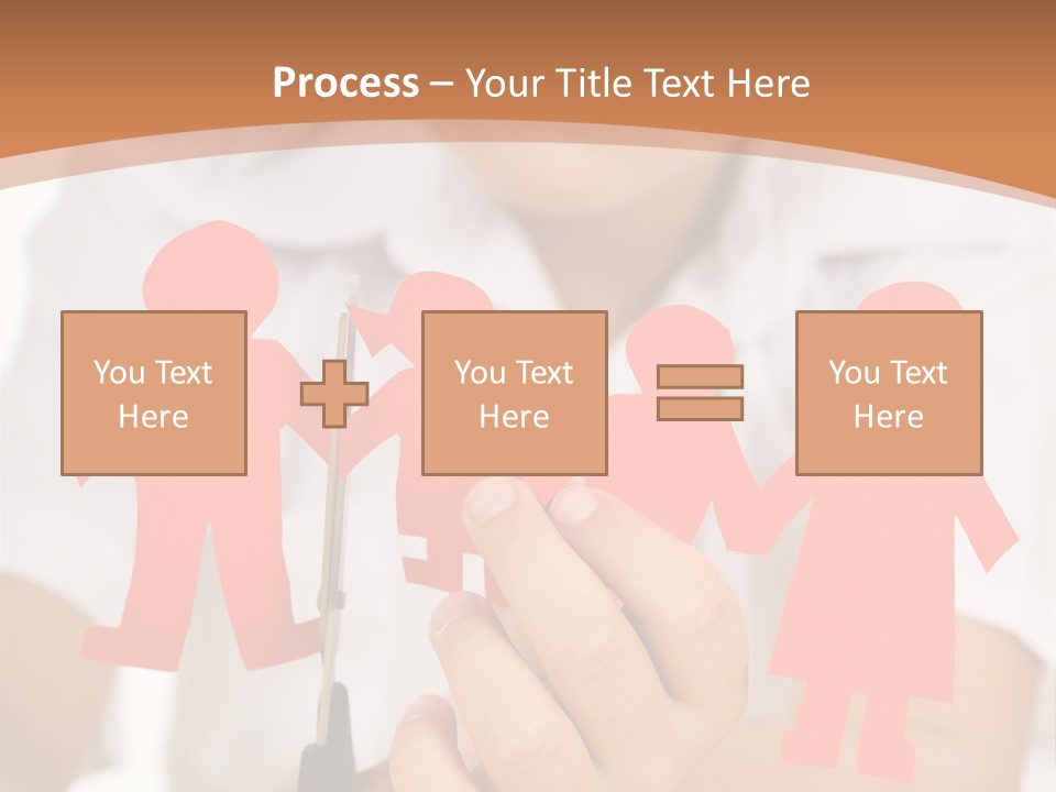 Red Relationship Mother PowerPoint Template