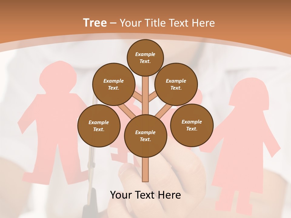 Red Relationship Mother PowerPoint Template