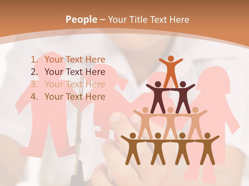 Red Relationship Mother PowerPoint Template