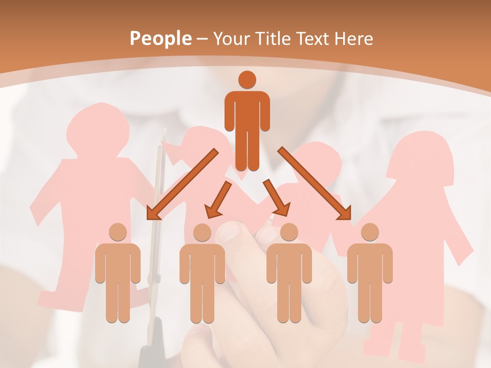 Red Relationship Mother PowerPoint Template