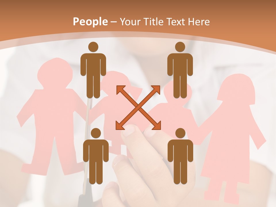 Red Relationship Mother PowerPoint Template