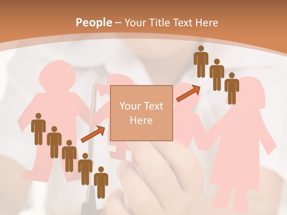 Red Relationship Mother PowerPoint Template