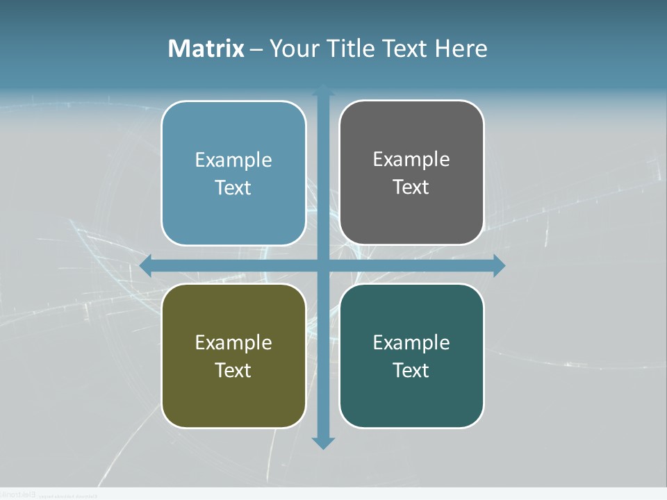 Ornament Strings Illustration PowerPoint Template