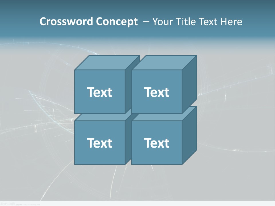 Ornament Strings Illustration PowerPoint Template