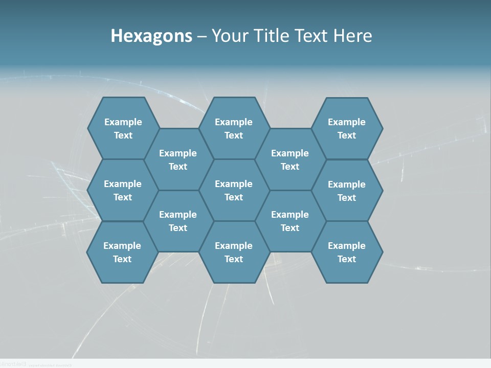 Ornament Strings Illustration PowerPoint Template