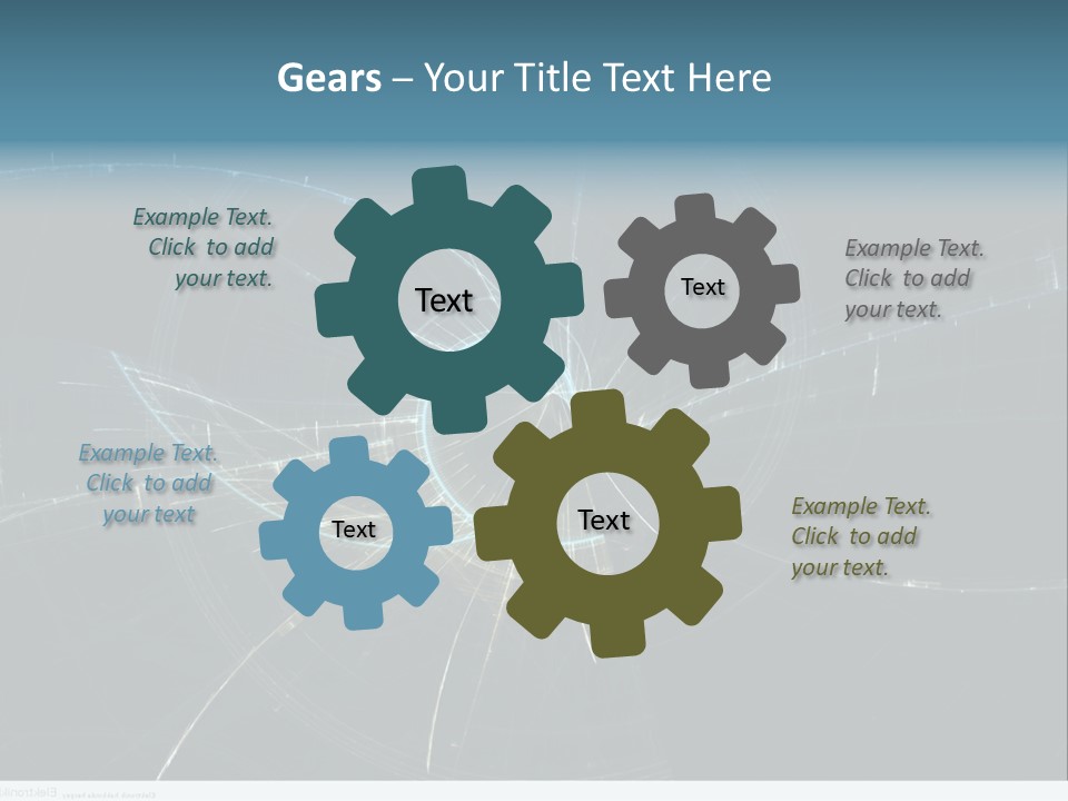 Ornament Strings Illustration PowerPoint Template