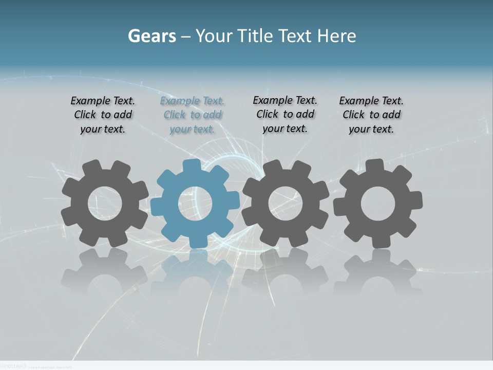 Ornament Strings Illustration PowerPoint Template