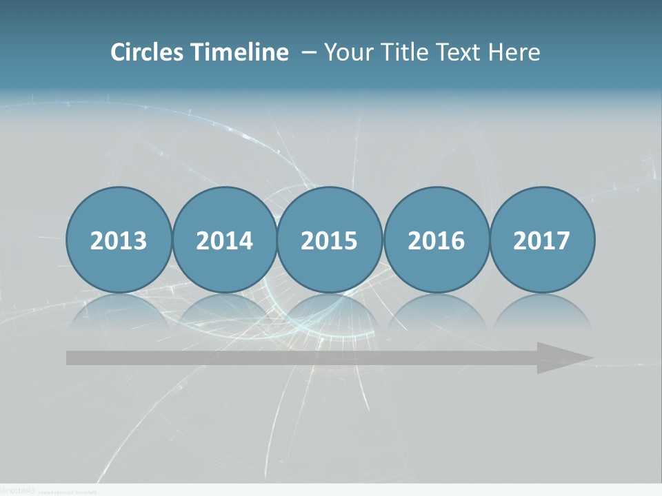 Ornament Strings Illustration PowerPoint Template