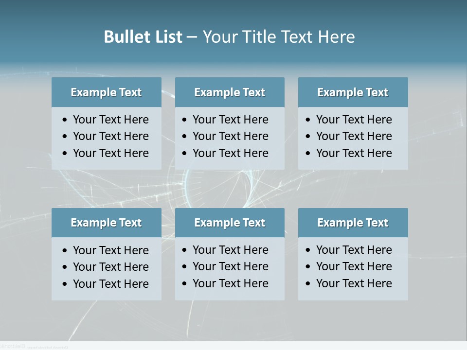 Ornament Strings Illustration PowerPoint Template
