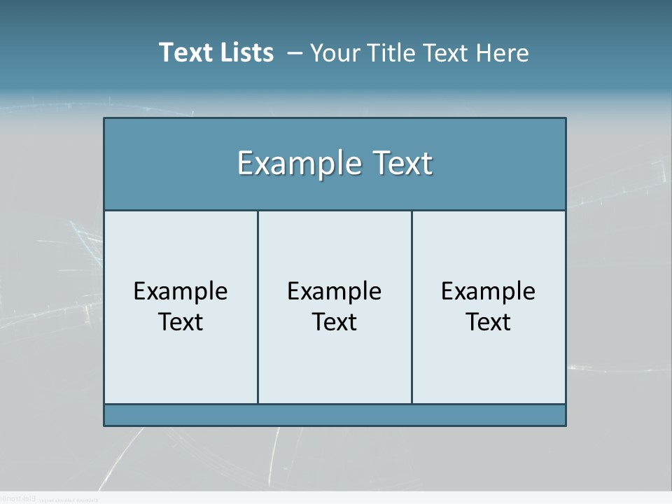 Ornament Strings Illustration PowerPoint Template