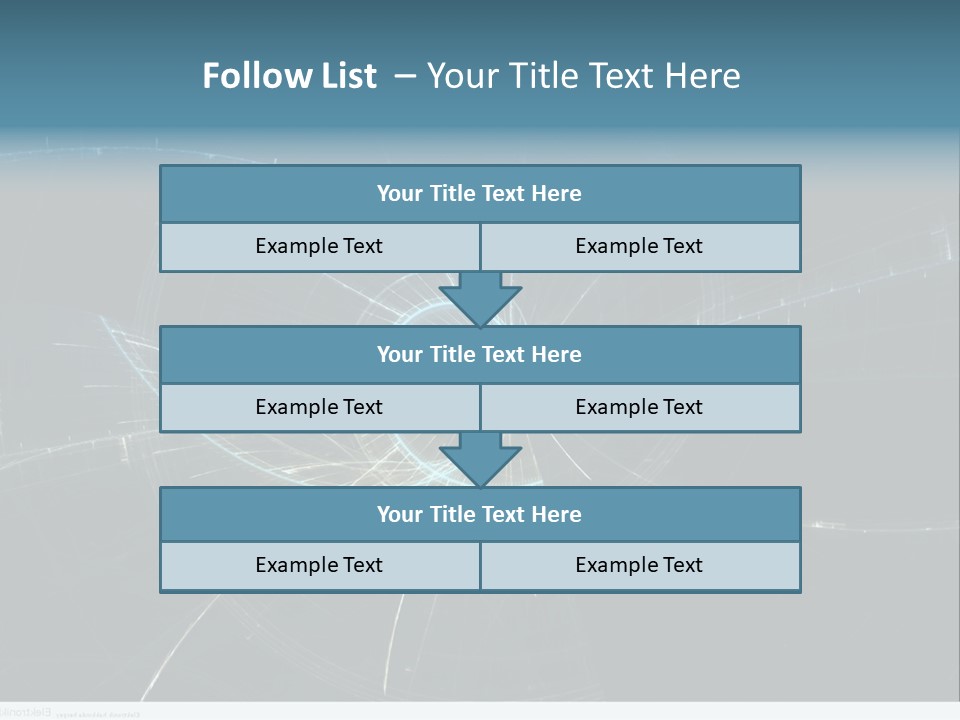 Ornament Strings Illustration PowerPoint Template