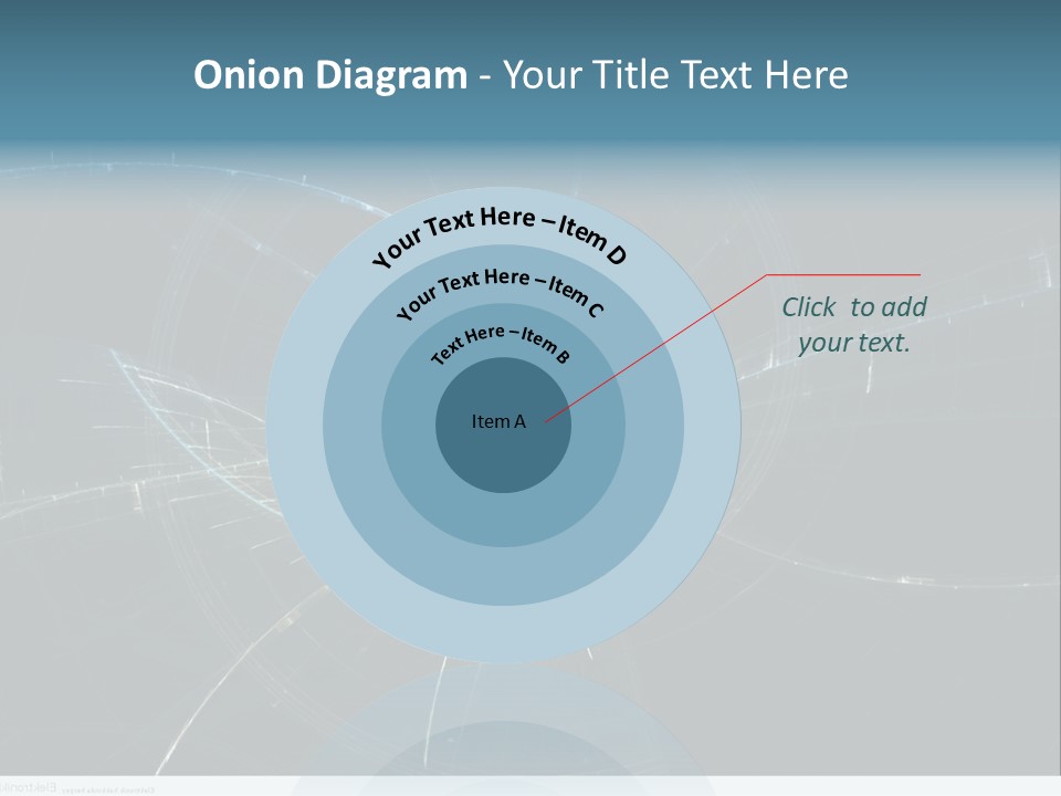 Ornament Strings Illustration PowerPoint Template
