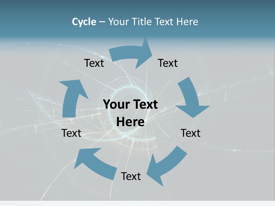 Ornament Strings Illustration PowerPoint Template