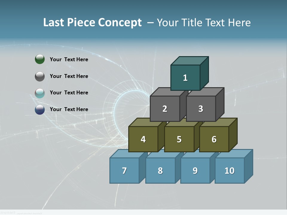 Ornament Strings Illustration PowerPoint Template