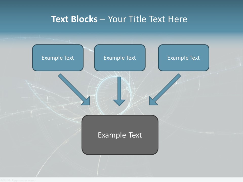 Ornament Strings Illustration PowerPoint Template