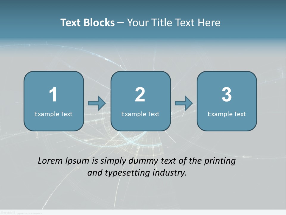 Ornament Strings Illustration PowerPoint Template