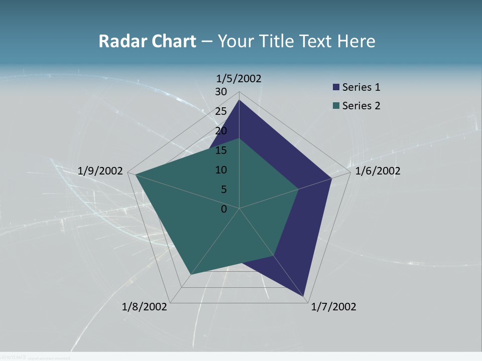 Ornament Strings Illustration PowerPoint Template
