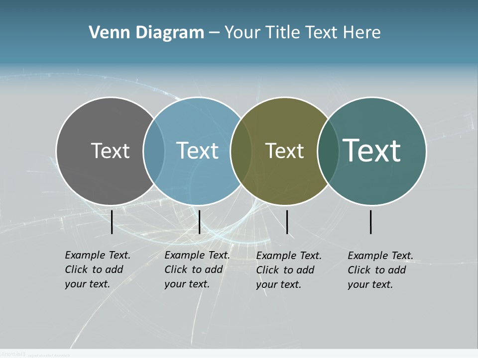 Ornament Strings Illustration PowerPoint Template