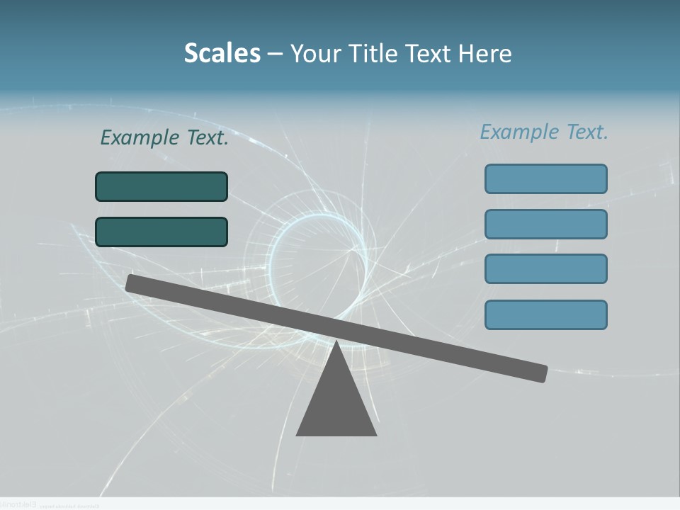 Ornament Strings Illustration PowerPoint Template