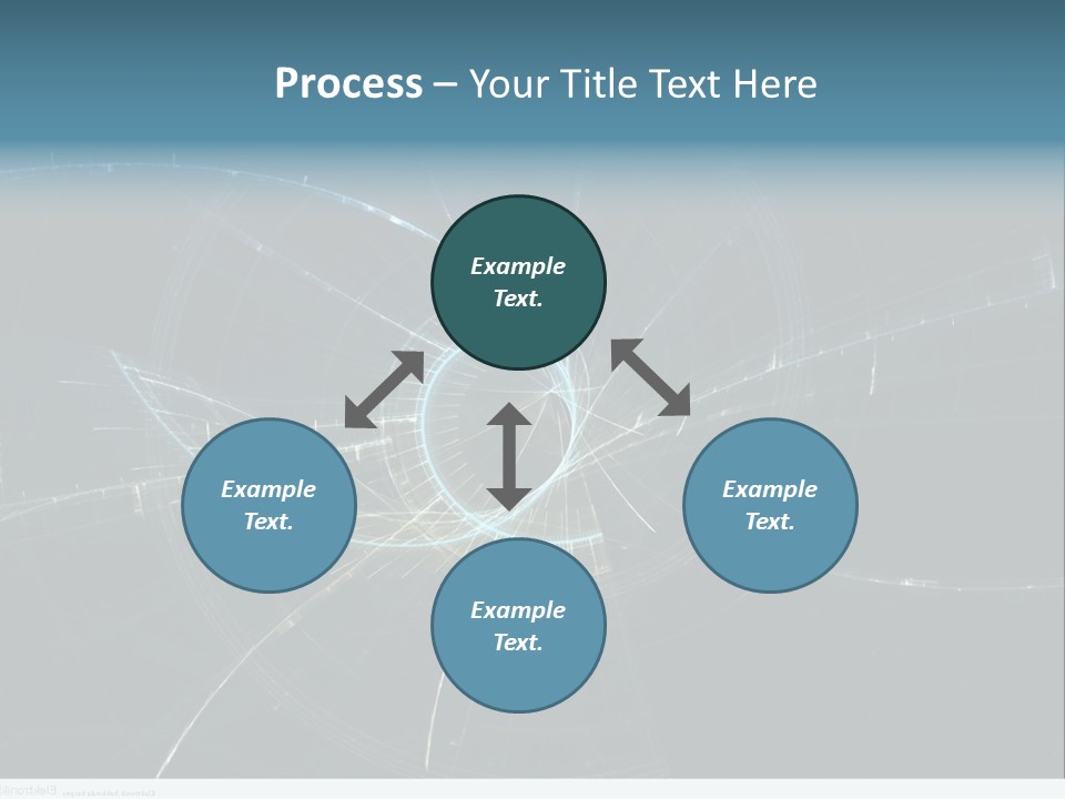 Ornament Strings Illustration PowerPoint Template