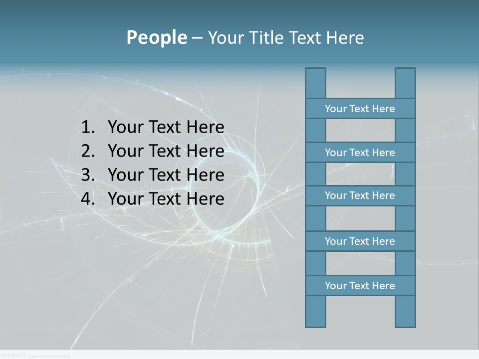 Ornament Strings Illustration PowerPoint Template