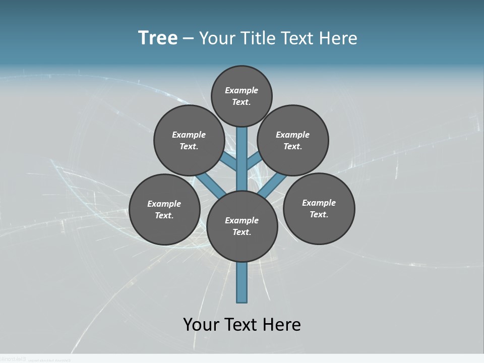 Ornament Strings Illustration PowerPoint Template