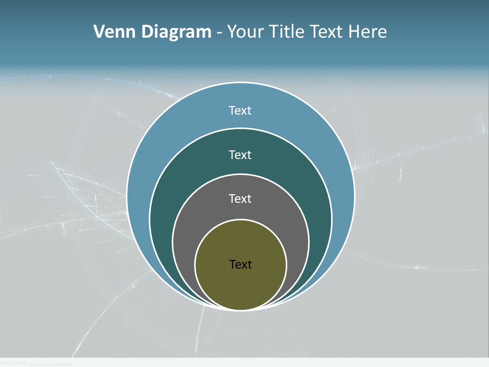 Ornament Strings Illustration PowerPoint Template